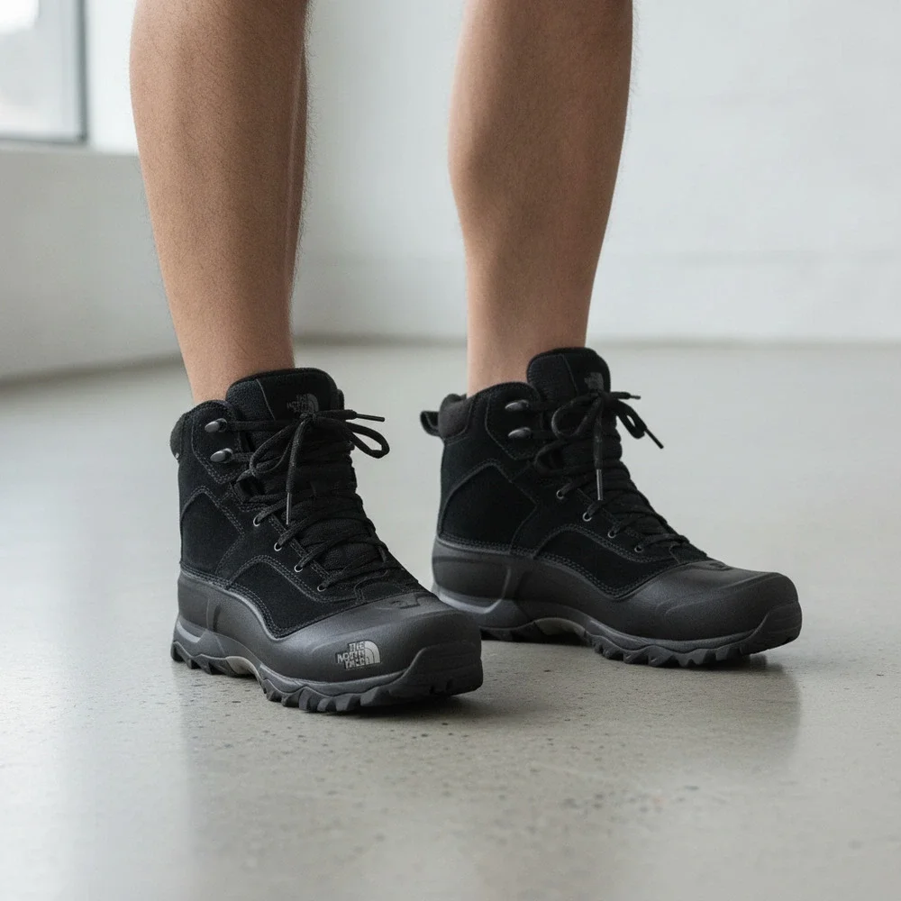 The North Face Black Suede Snow Boots | Men’s US 10